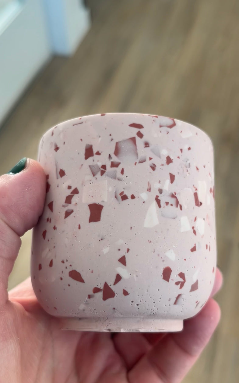 Magnolia Blossom Terrazzo Candle