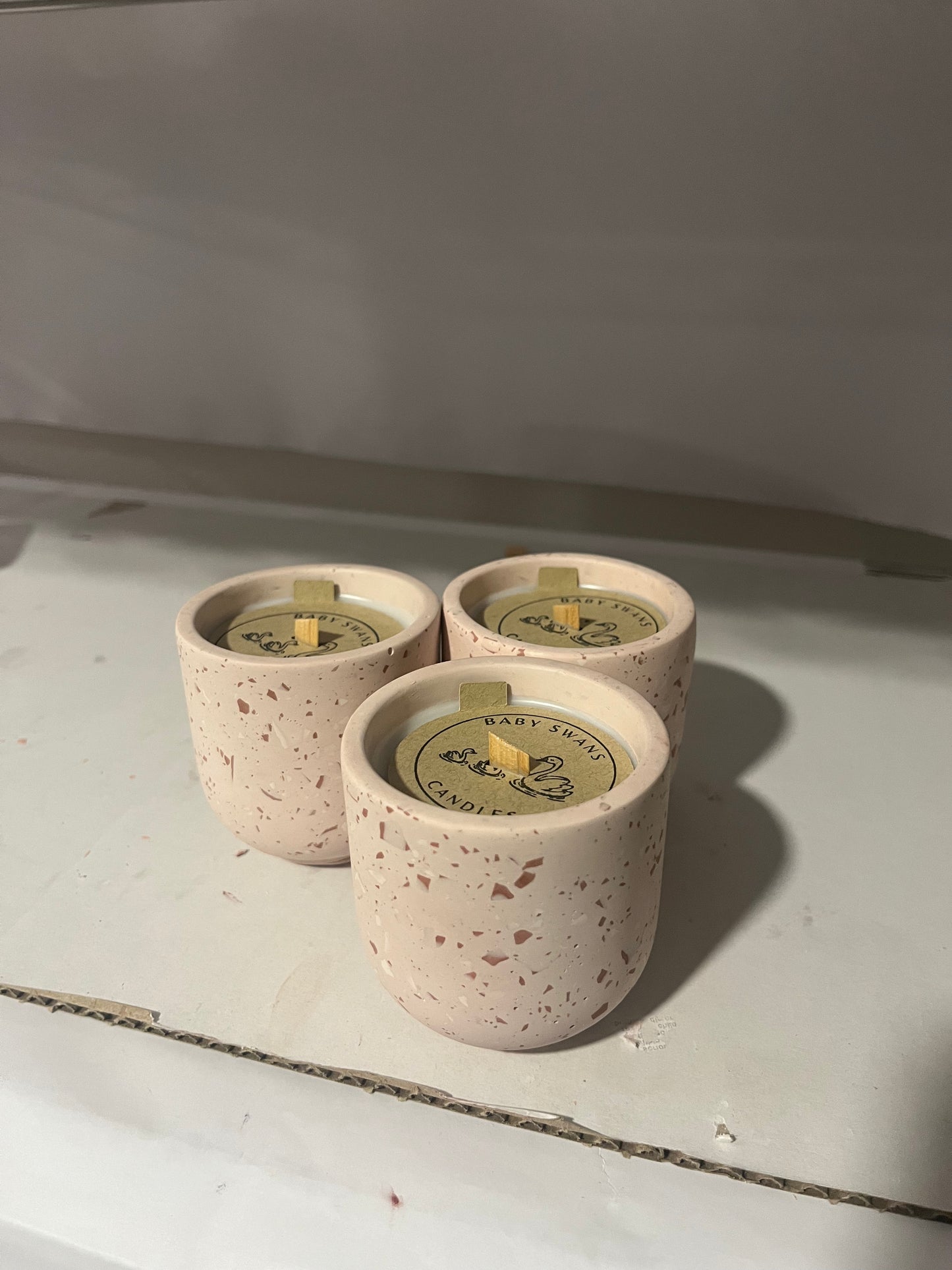 Magnolia Blossom Terrazzo Candle